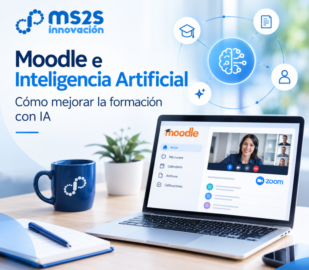 Moodle e Inteligencia Artificial: cómo mejorar la formación con IA
